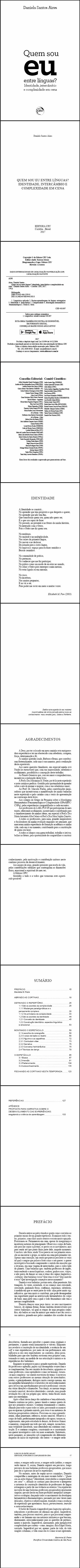 QUEM SOU EU ENTRE LÍNGUAS?<br>IDENTIDADE, INTERCÂMBIO E COMPLEXIDADE EM CENA